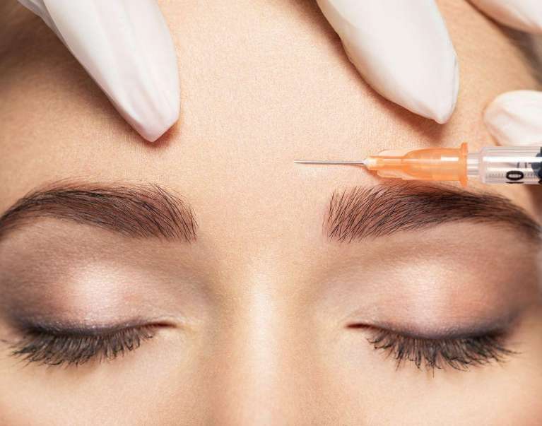A female patient during a Consultation with a BOTOX Specialist in Audubon, NJ