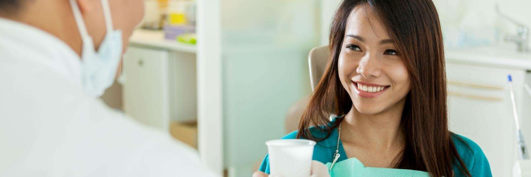 A patient during a dental implants treatment in Audubon, NJ
